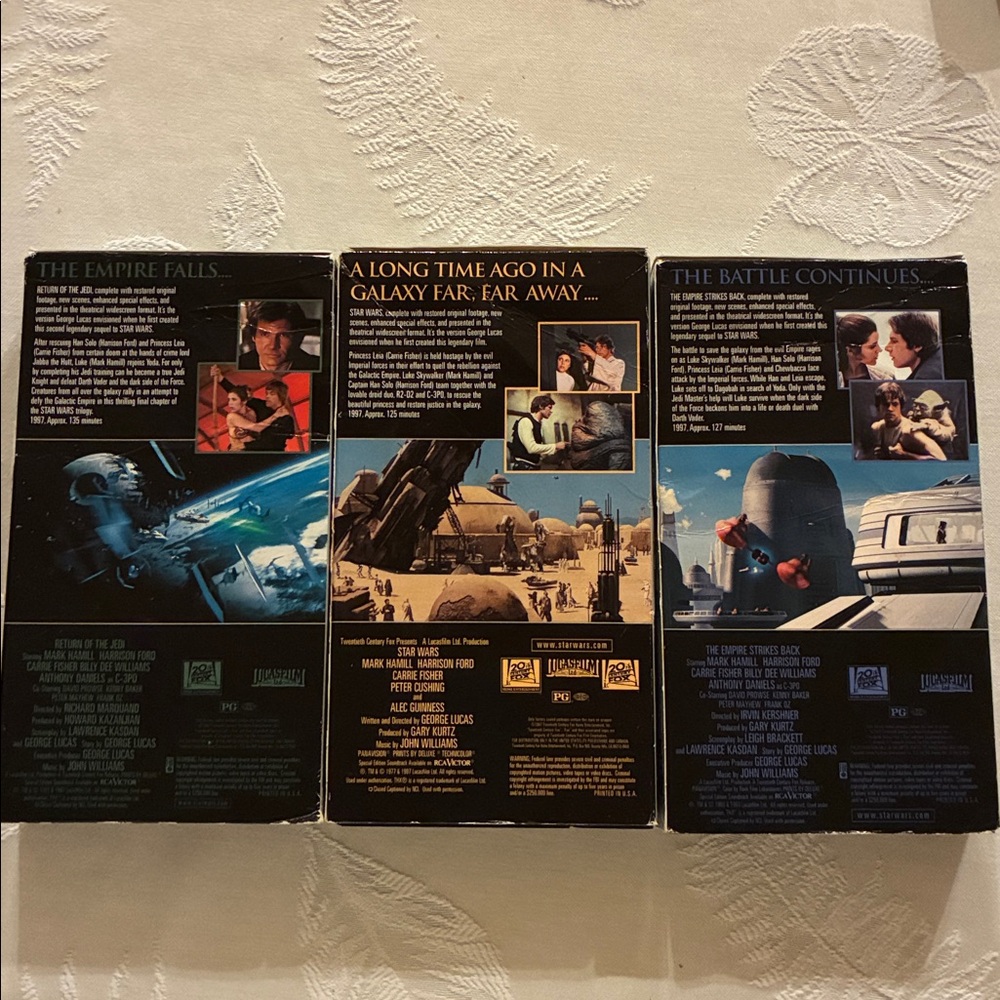 Star Wars Trilogy Special Edition VHS Widescreen 1997 - Picture 8 of 10